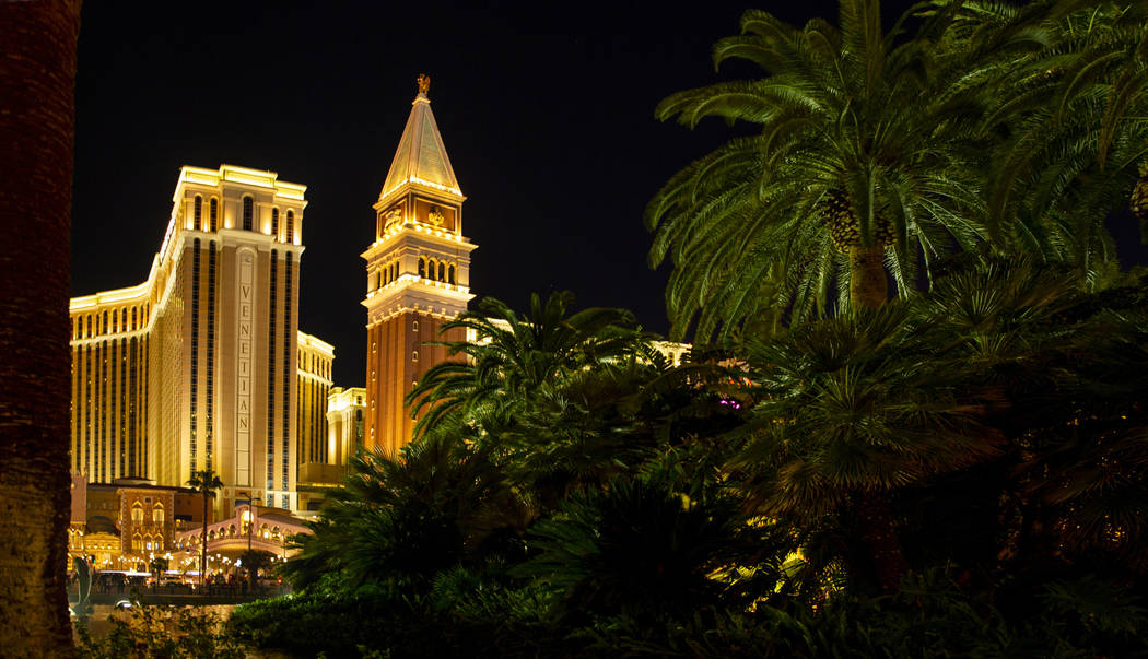 The Venetian is seen, Wednesday, April 24, 2019, in Las Vegas. (L.E. Baskow/Las Vegas Review-J ...