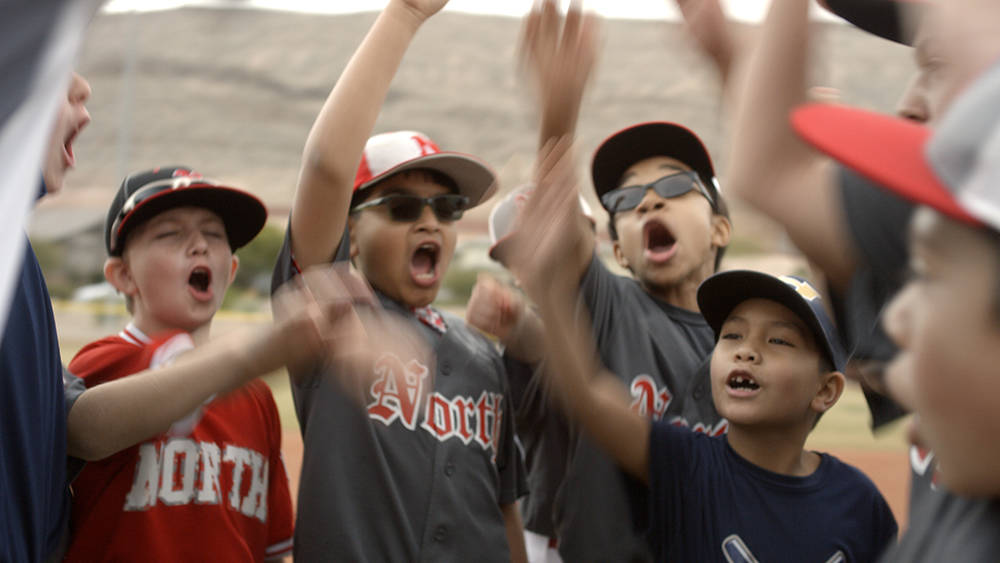 This snap shot of Summerlin kids cheering for their Little League teams made the cut for the ne ...