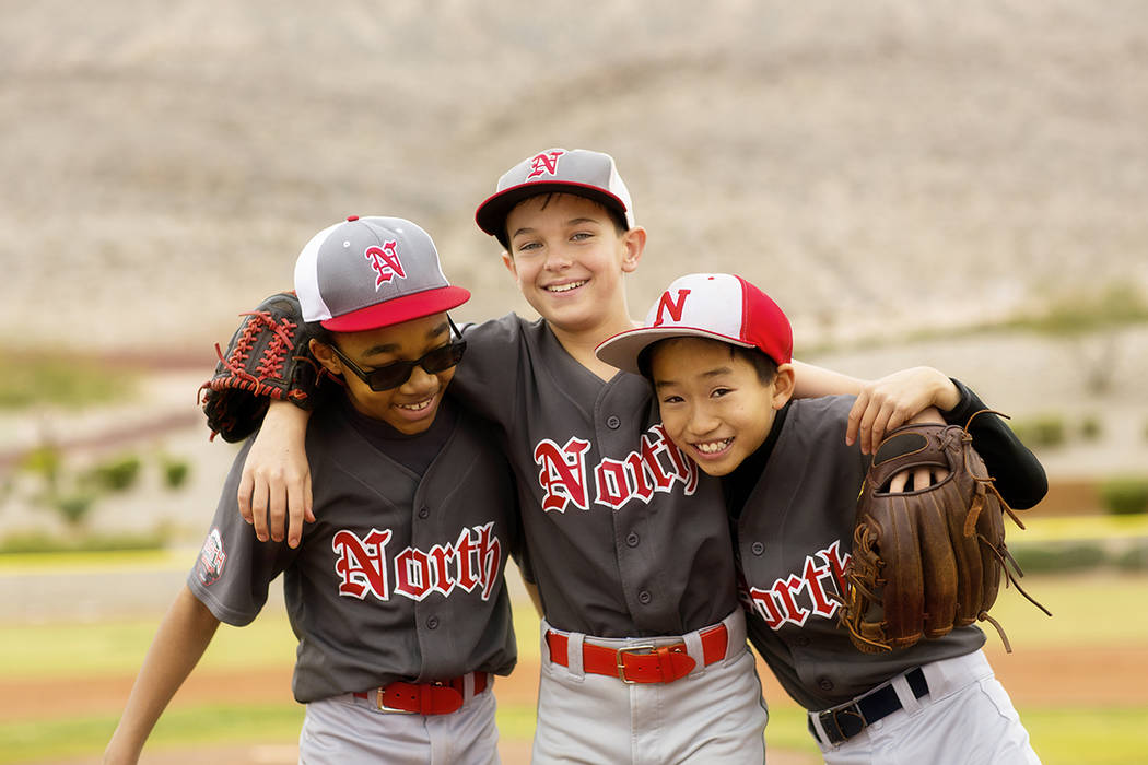The new ad campaign shows kids during a baseball game. (Summerlin)