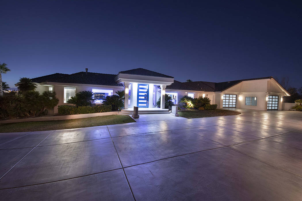 The home's front door is at the back of the home. (Sotherby’s International Realty, Synergy)