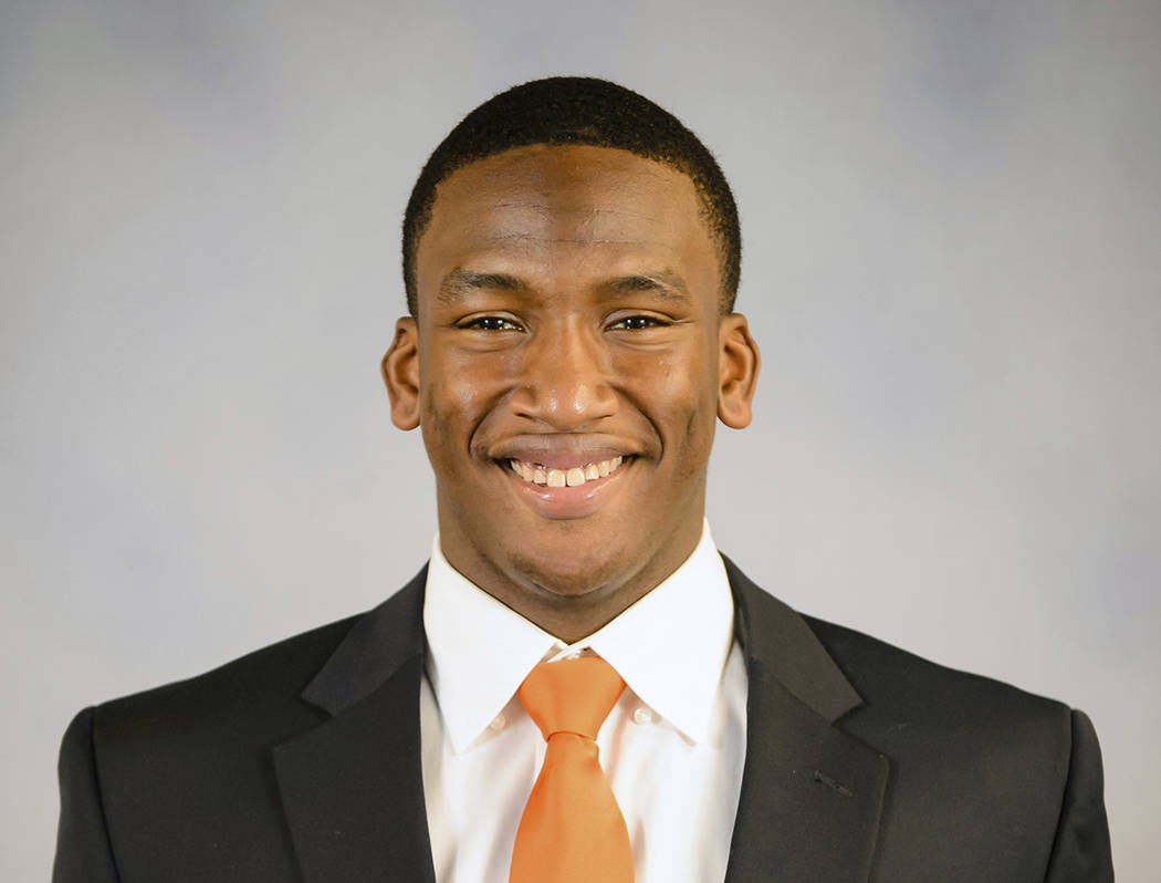 This 2015 photo provided by Clemson Athletics shows Clelin Ferrell. Ferrell is a possible pick ...
