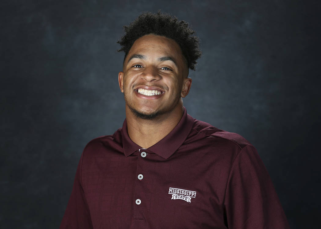 This April 24, 2017, photo provided by Mississippi State University Athletics shows Johnathan A ...