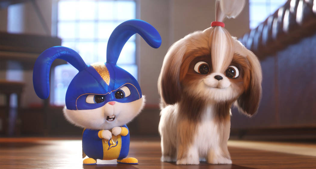 (from left) Snowball (Kevin Hart) and Daisy (Tiffany Haddish) in Illumination's "The Secret Lif ...