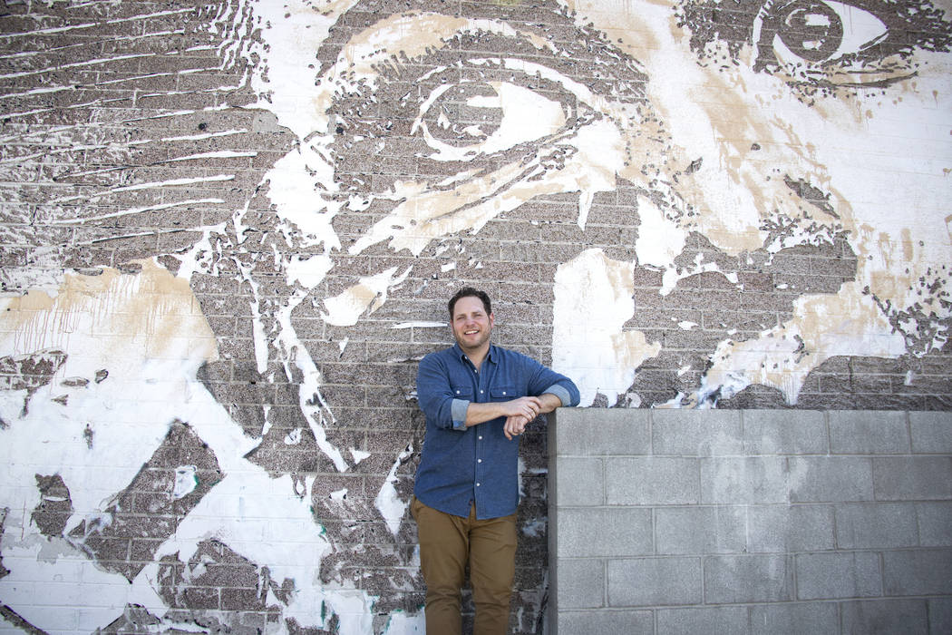 Craig Asher Nyman, head of music and live performances for Life is Beautiful, poses in front of ...