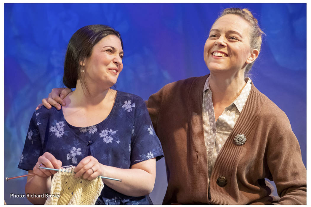 Alice B. Toklas (Athena Mertes) and Gertrude Stein (Kimberly Gratland James) in "27" at Cockroa ...