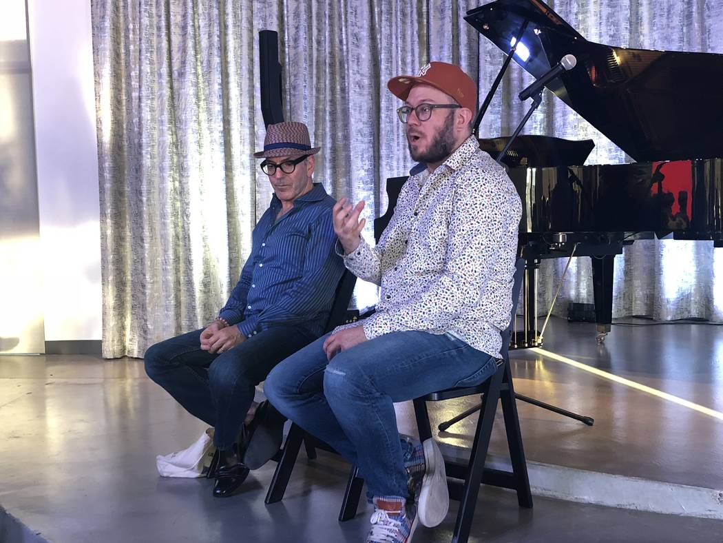 "27" composer Ricky Ian Gordon and librettist Royce Vavrek at a salon at Stinko's in Las Vegas. ...