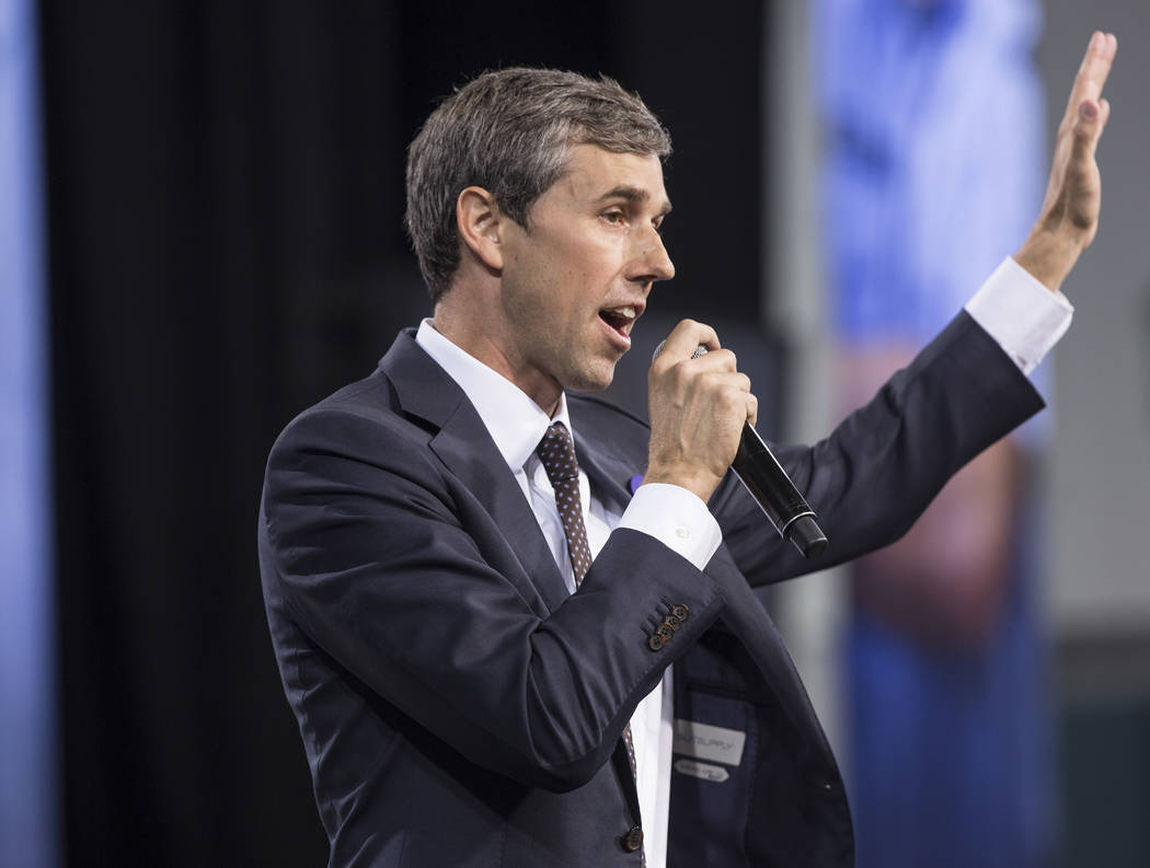 Presidential candidate and former Texas congressman Beto O'Rourke speaks during “Nationa ...