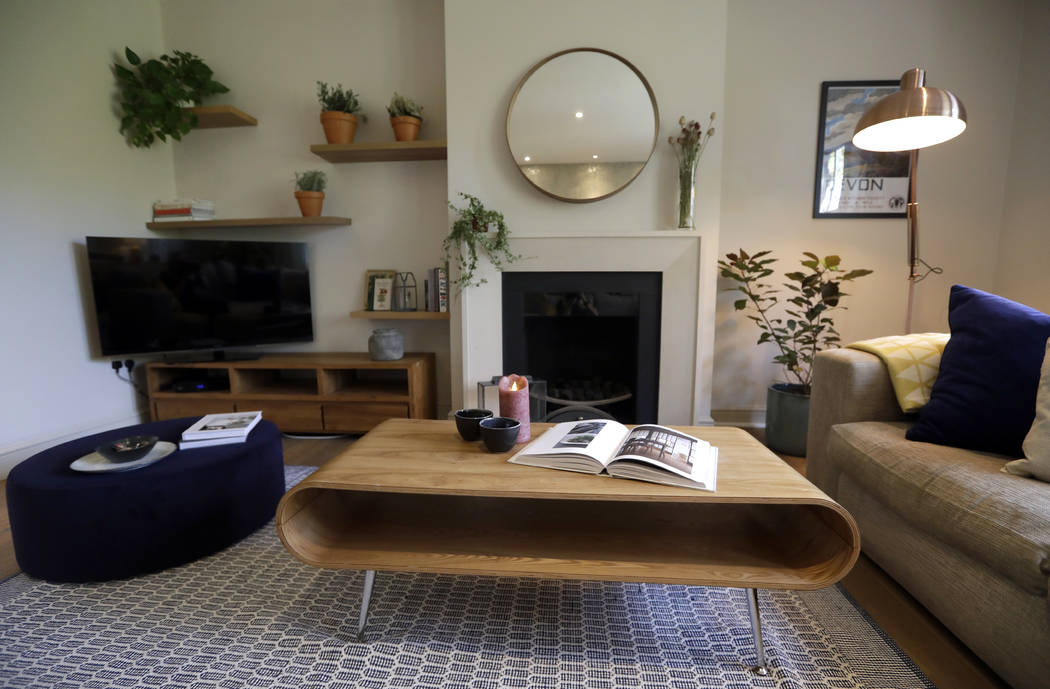 A Sept. 28, 2018, file photo shows the living room of a flat that will be available for short t ...