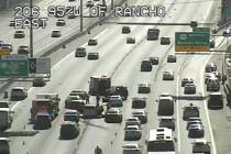 Crash on U.S. Highway 95 at Rancho Drive, Tuesday, April 30, 2019. (RTC Traffic Cameras)