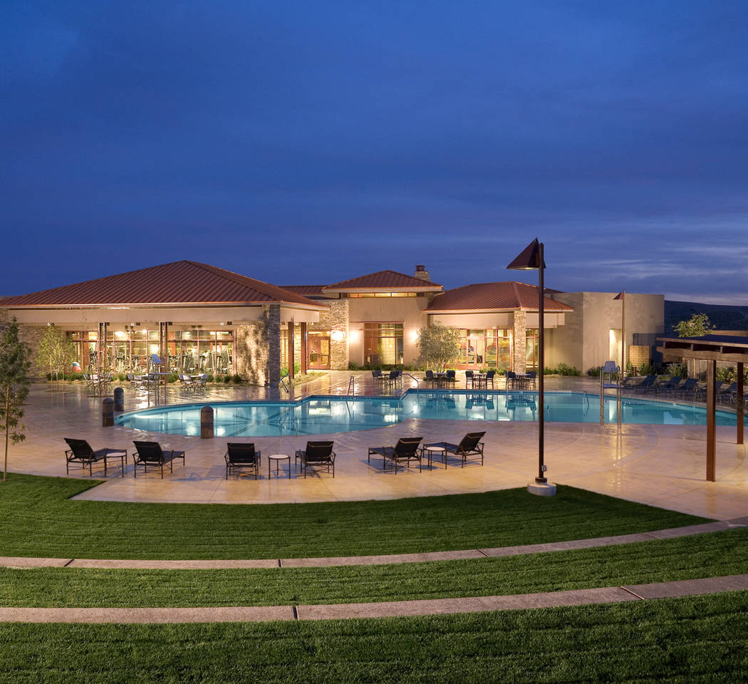 The Ridges The Ridges in Summerlin offers a luxury clubhouse to its residents.