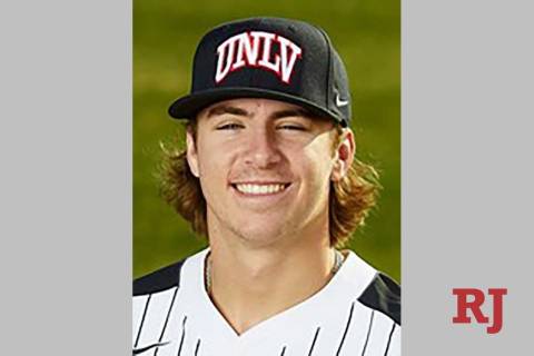UNLV designated hitter Bryson Stott went 3-for-4 with a three-home run in a loss Tuesday, April ...