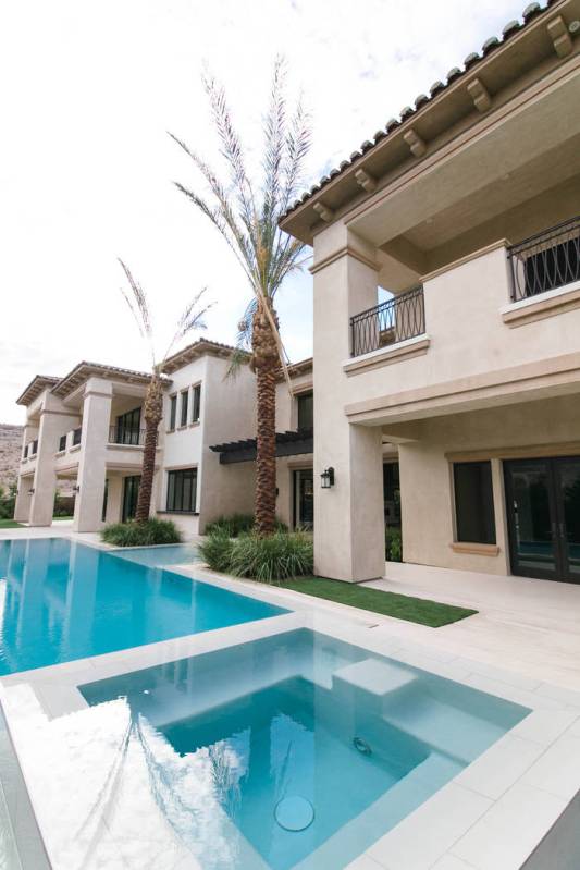 The pool and spa are at the back of the house. (Growth Luxury Homes)