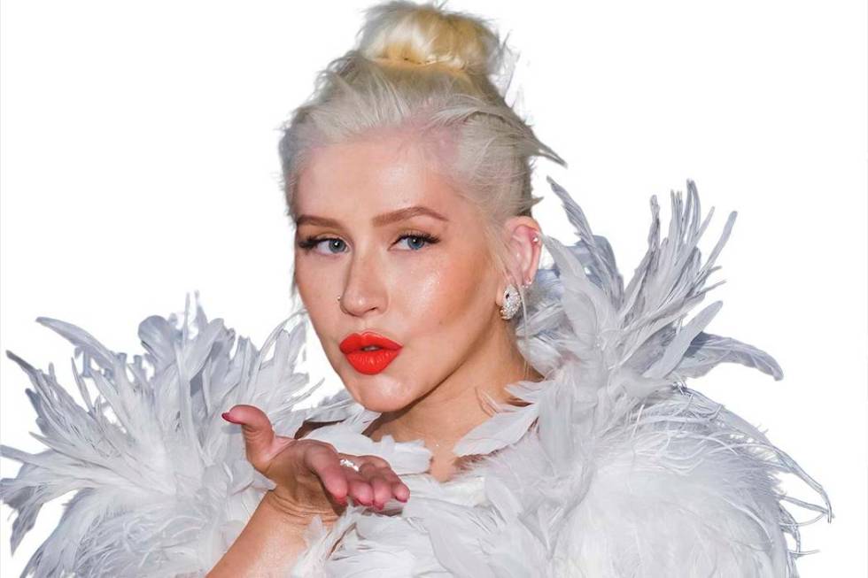 FILE - In this Sept. 7, 2018, file photo, Christina Aguilera attends the Harper's BAZAAR " ...