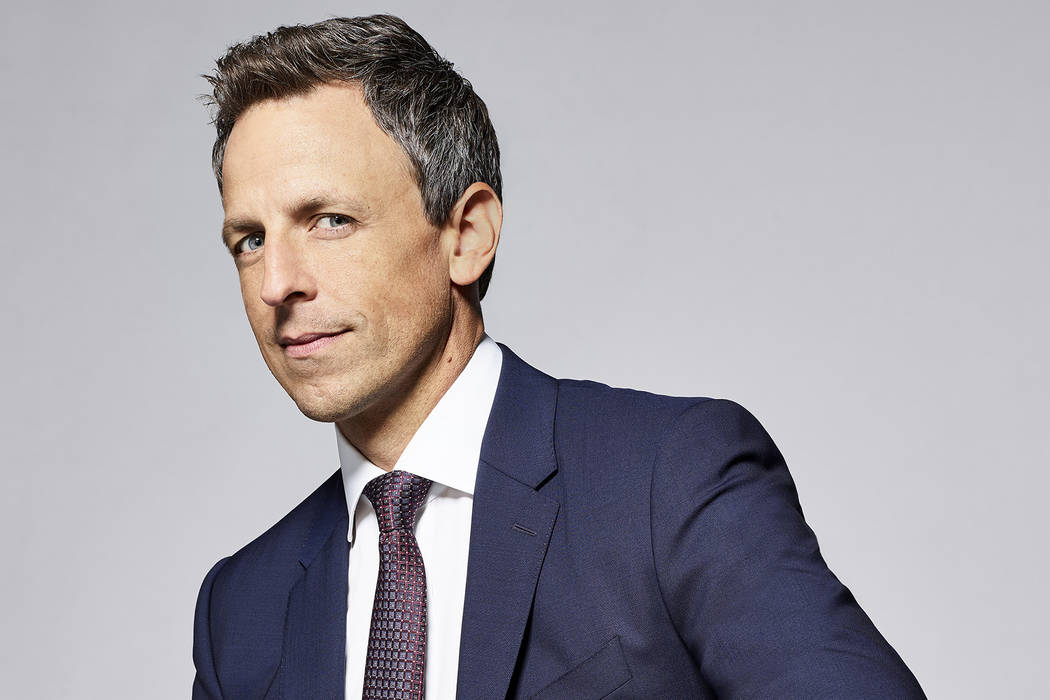 LATE NIGHT WITH SETH MEYERS -- Season: 5 -- Pictured: Seth Meyers -- (Photo by: Lloyd Bishop/NBC)