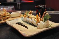 Soft-shell crab roll at Red Sushi at the Golden Nugget. (Golden Nugget)