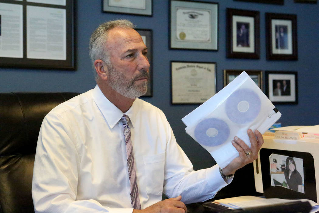 In an interview in his office on Monday, May 6, 2019, Clark County District Attorney Steve Wolf ...