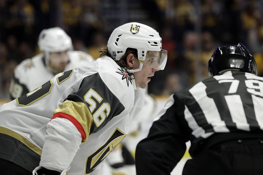 Las Vegas Golden Knights Depth Chart