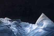Stephanie Serpick’s paintings of unmade beds and tossed sheets are on display in the exh ...