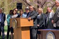 Assembly Speaker Jason Frierson, D-Las Vegas, April 22, 2019. (Bill Dentzer/Las Vegas Review-Jo ...