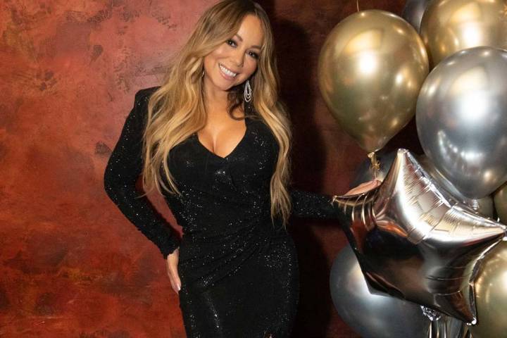 Mariah Carey is shown at Tao Nightclub at the Venetian on Wednesday, May 1, 2019. (Global Media ...