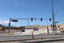 The new offramp from U.S. Highway 95 southbound to Martin Luther King Boulevard opens Monday, M ...