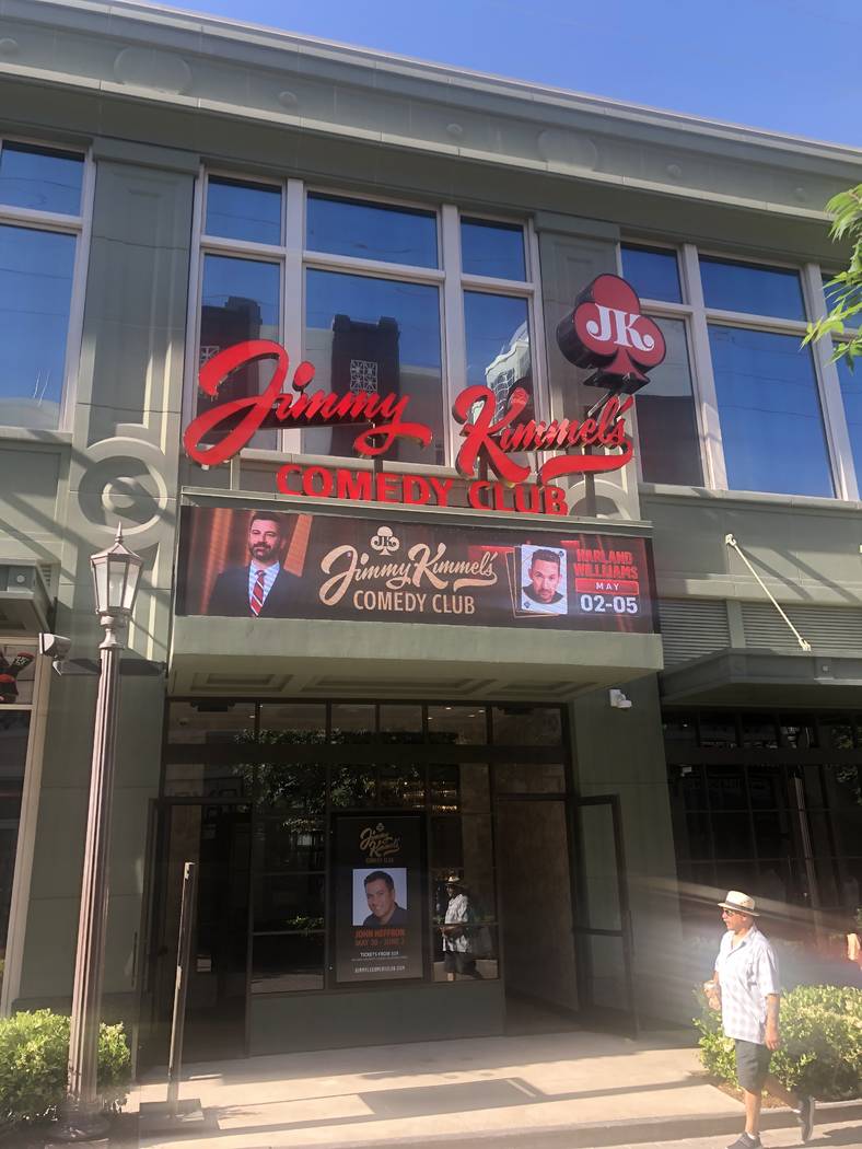 The exterior of Jimmy Kimmel's Comedy Club is shown on Thursday, May 2, 2019. John Katsilometes ...
