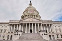 The east face of the United States Capitol Building is seen in this general view. Monday, March ...