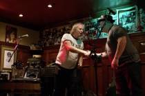 The Black Donnellys appear at Ri Ra Irish Pub during the beginning of their journey for the fil ...