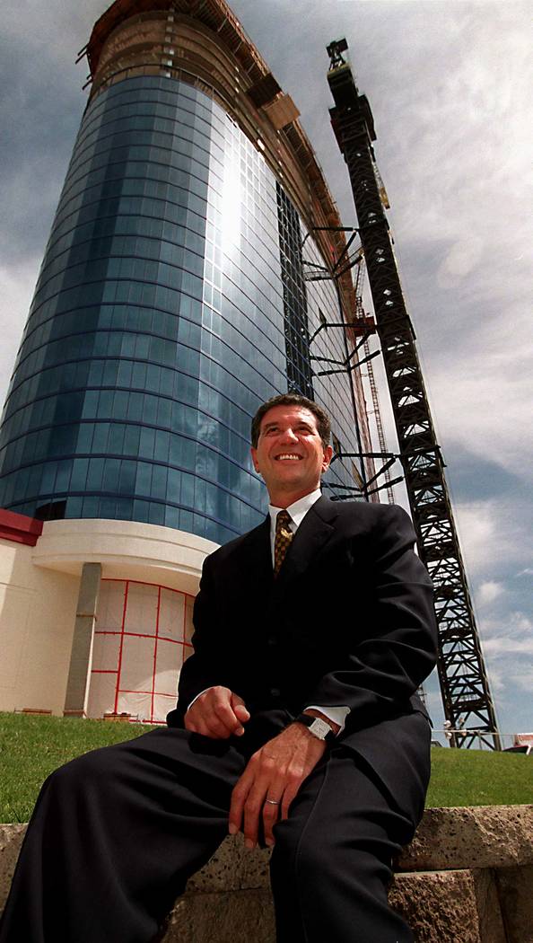 Tony Marnell II, founder of the Rio, outside the casino in 1997. (Las Vegas Review-Journal)
