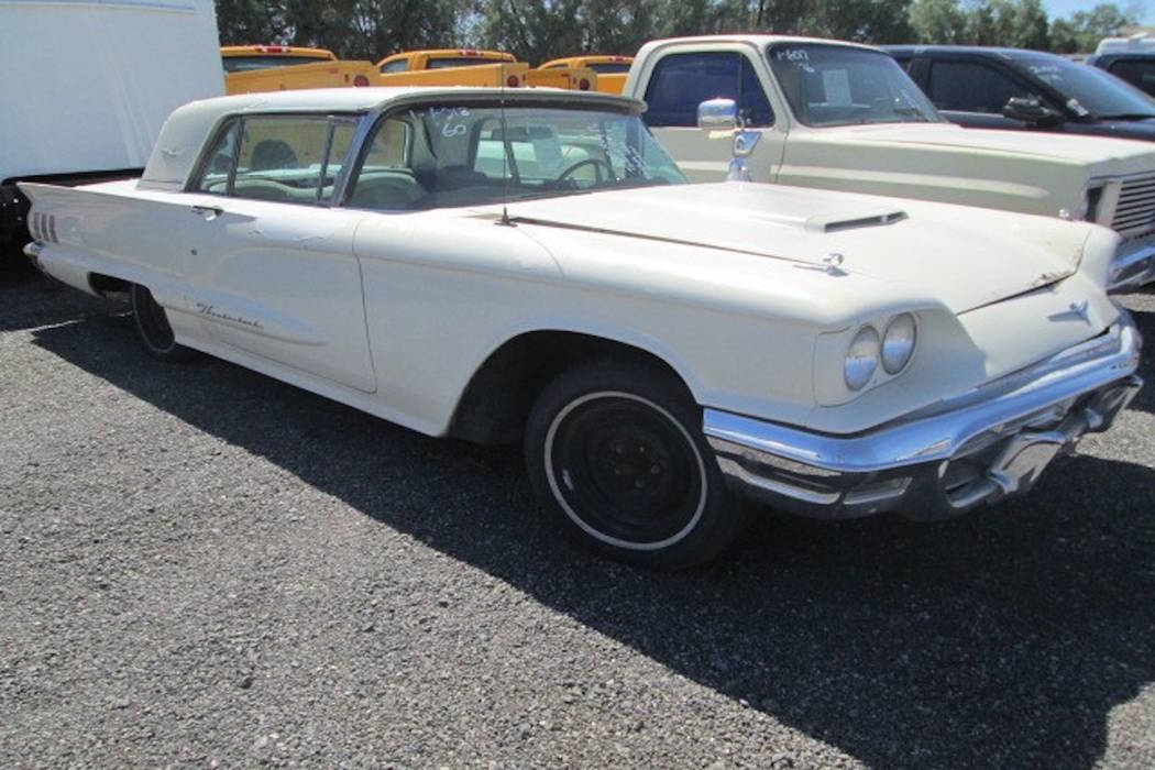 A Thunderbird car available at Saturday's auction. (Clark County)