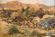 "Jackson," a painting by Rob Tuvell. Tuvell is the featured artist at Red Rock Canyon ...