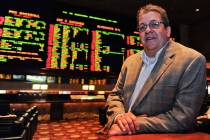 MGM Resorts Sports Book Director Jay Rood poses for a portrait at the Mirage Race & Sports Book ...