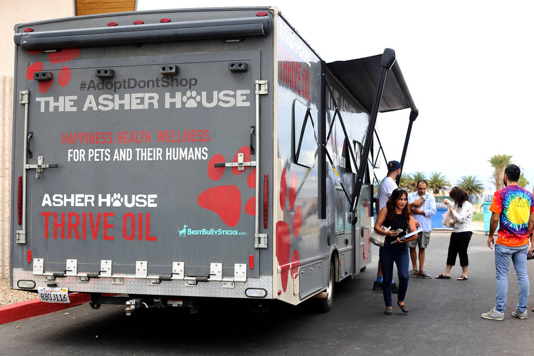 Animal rescue activist Asher House makes Las Vegas visit Las Vegas
