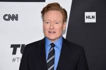 FILE - This May 16, 2018 file photo shows Conan O'Brien at the Turner Networks 2018 Upfront in ...