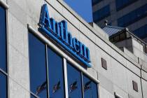 FILE - This Feb. 5, 2015, file photo shows the Anthem logo at the health insurer's corporate he ...