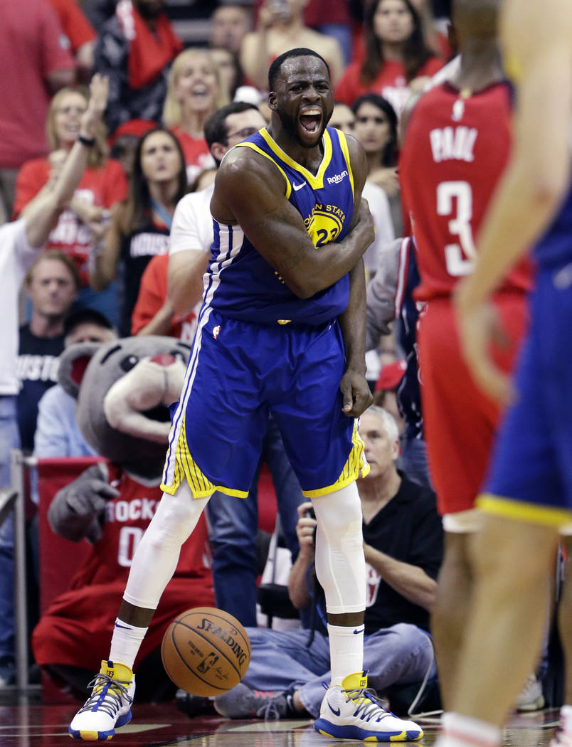 Golden State Warriors Forward Draymond Green 23 Reacts After A Play During The Second Half In Las Vegas Review Journal