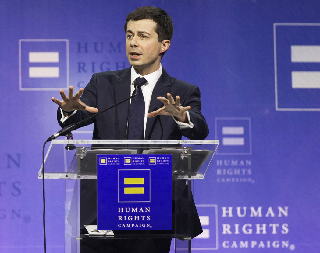 Pete Buttigieg speaks at human rights gala on Las Vegas Strip | Las Vegas Review-Journal