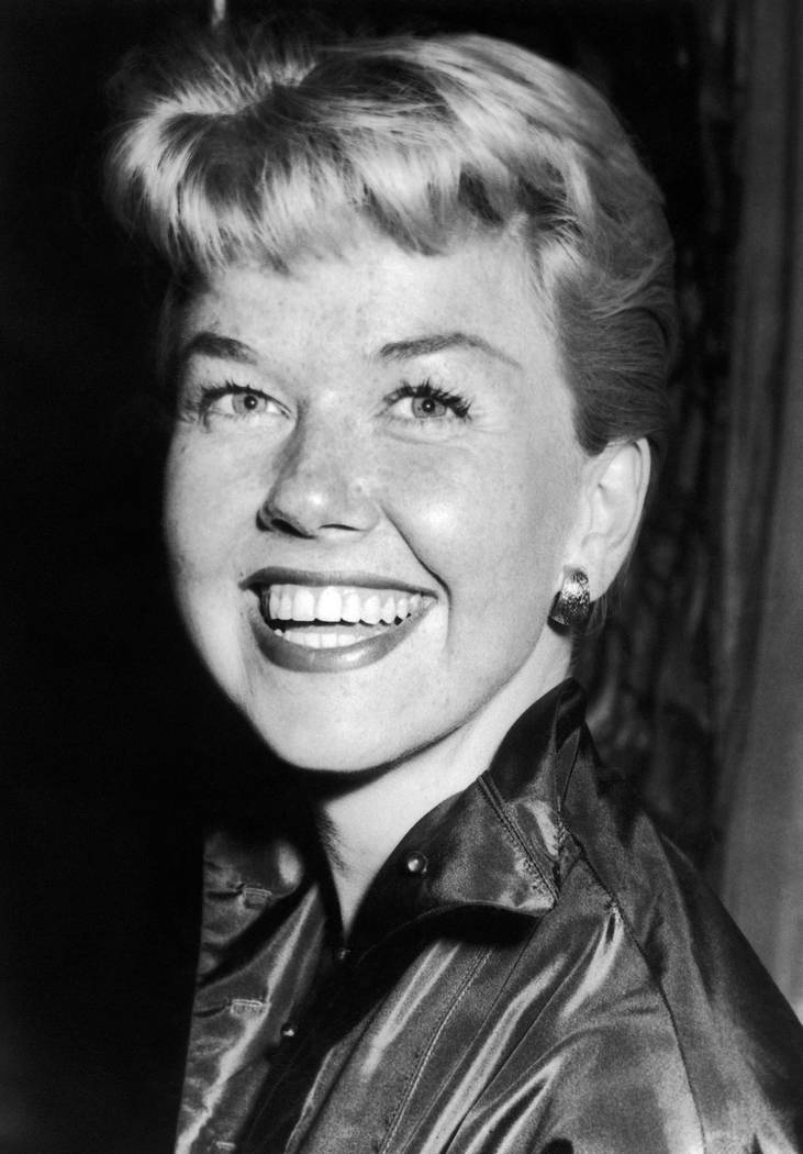Film actress and singer Doris Day, April 12, 1955. Day, whose wholesome screen presence stood f ...