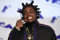 Kodak Black arrives at the MTV Video Music Awards Aug. 27, 2017, at The Forum in Inglewood, Cal ...
