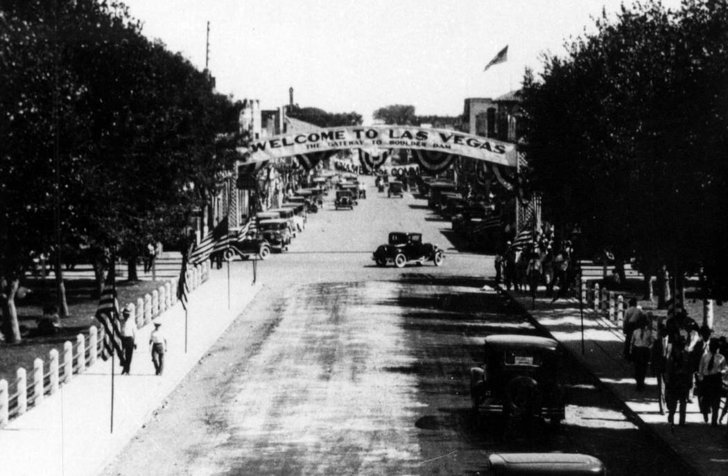 In this undated photo a welcome to Las Vegas sign is seen on Fremont Street. (Las Vegas Review ...