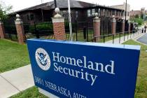 A June 5, 2015, file photo, shows the Homeland Security Department headquarters in northwest Wa ...