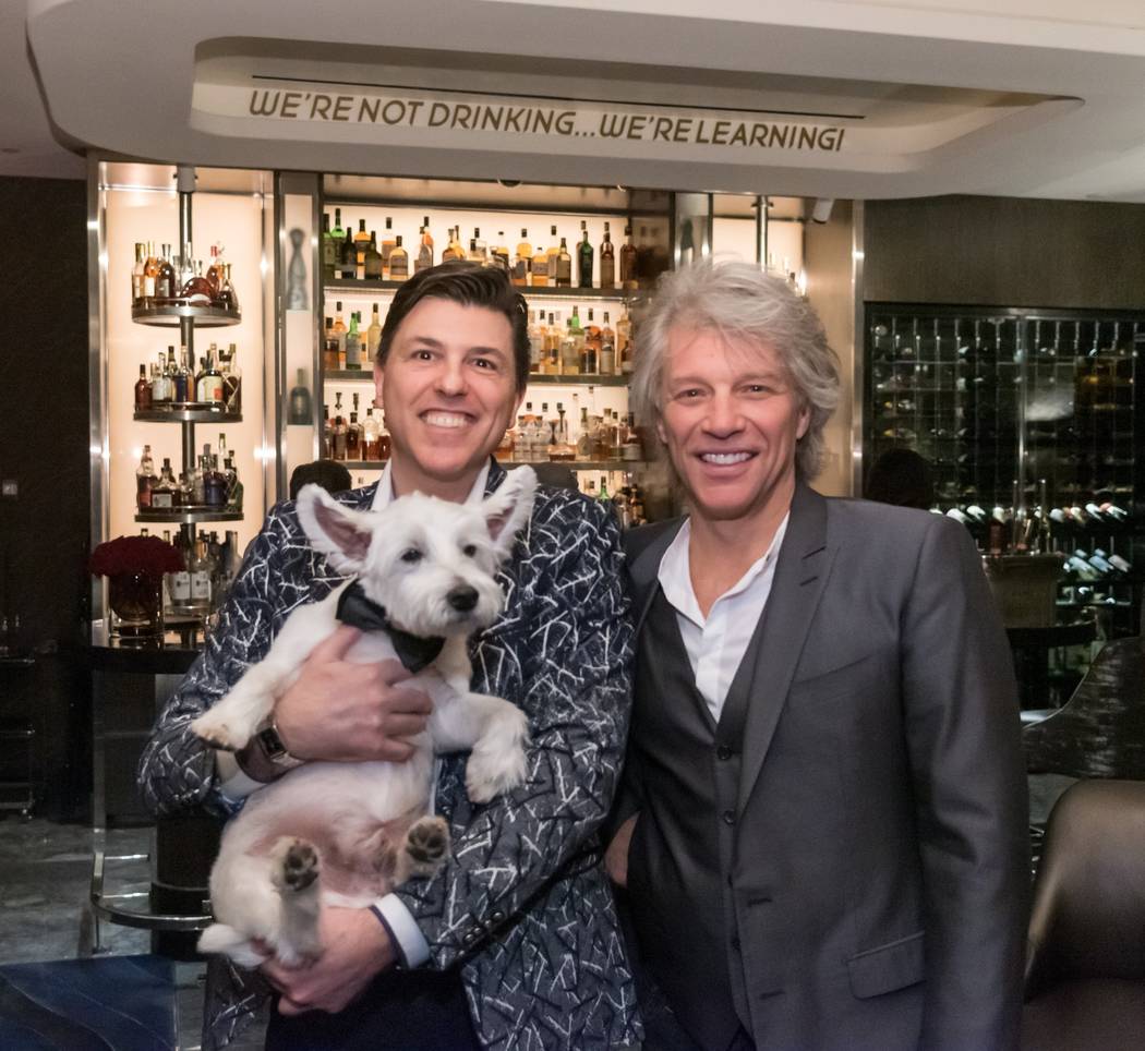 Art Greene for Cashman Photos Francesco Lafranconi and Jon Bon Jovi at Mr. Coco at the Palms