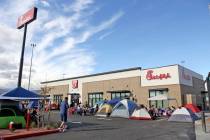 The Chick-fil-A at Lake Mead and Rainbow boulevards in Las Vegas opened last November. (Rachel ...