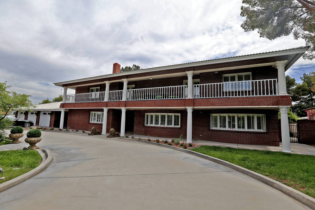 The former house of Jerry Lewis in Las Vegas, Wednesday, May 15, 2019. Jane Popple bought the p ...