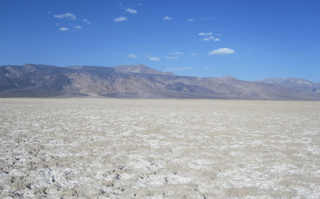 An undated photo shows once-private land in Saline Valley that was recently added to Death Val ...