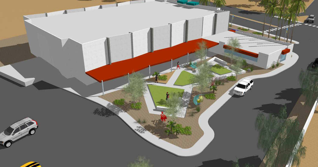 Rendering of the Neon Museum expansion. The museum acquired the Reed Whipple Cultural Center lo ...
