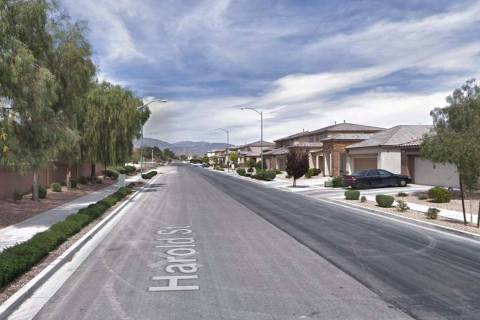 The 4900 block of Harold Street in North Las Vegas. (Google)