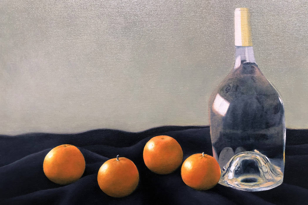 “Still Life” by Ramona Shauyegani, Oil on Canvas, 2019. From the College of Southern Nevada ...
