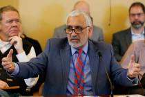 Salt Lake County District Attorney Sim Gill speaks to the members of the Senate Judiciary, Law ...