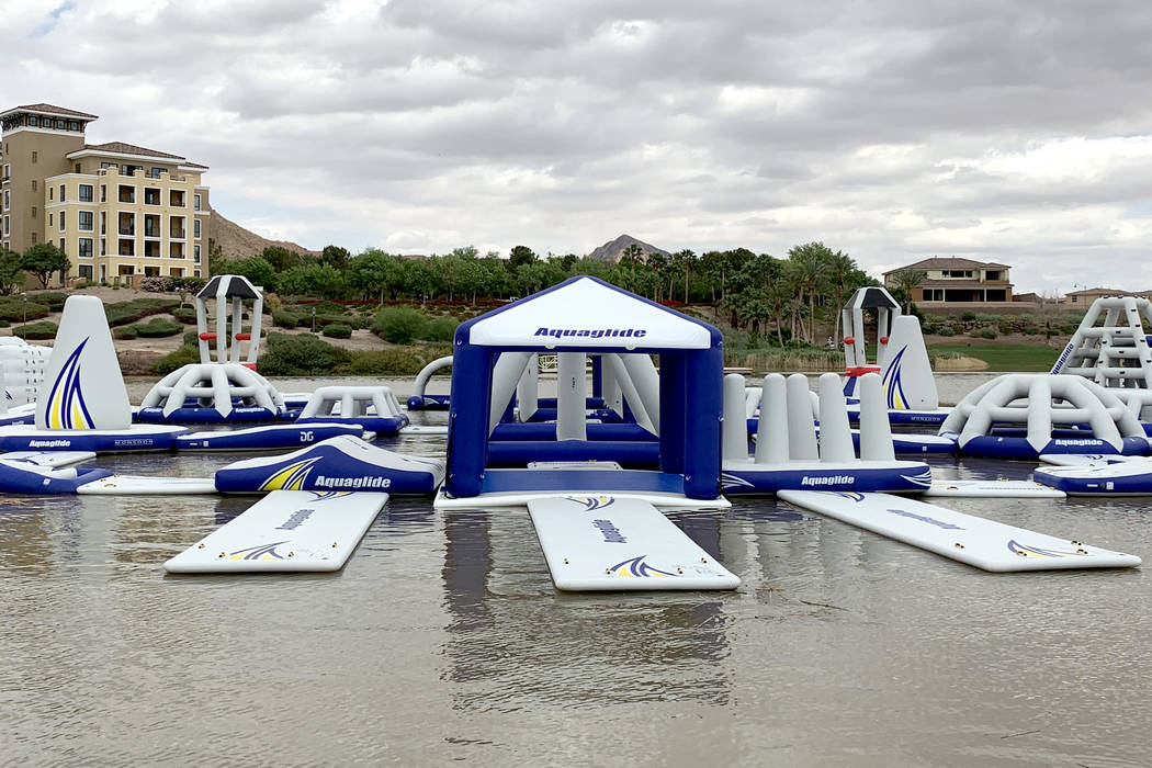 Lake Las Vegas shows off new aqua park — VIDEO Local Las Vegas Local